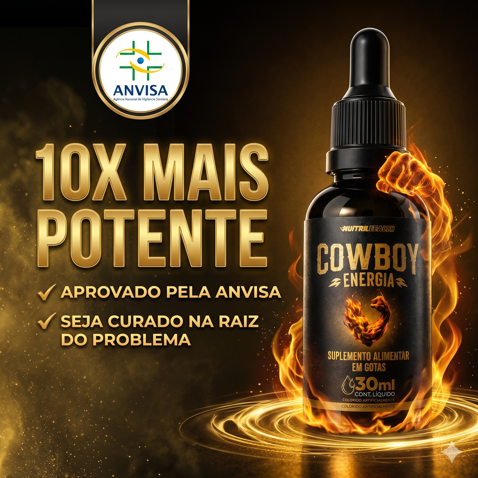 COWBOY Energia — 10x Mais Potente